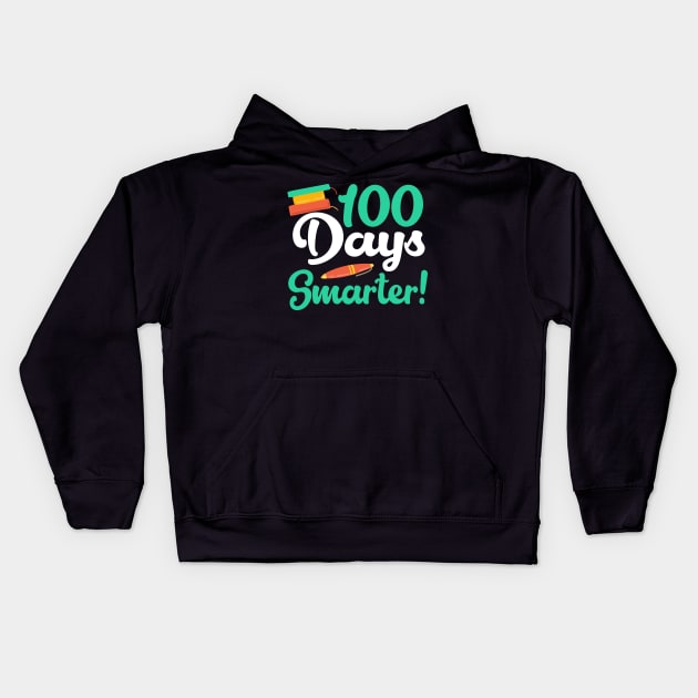 100 Days Of School Cute T-shirt Kids Hoodie by KsuAnn